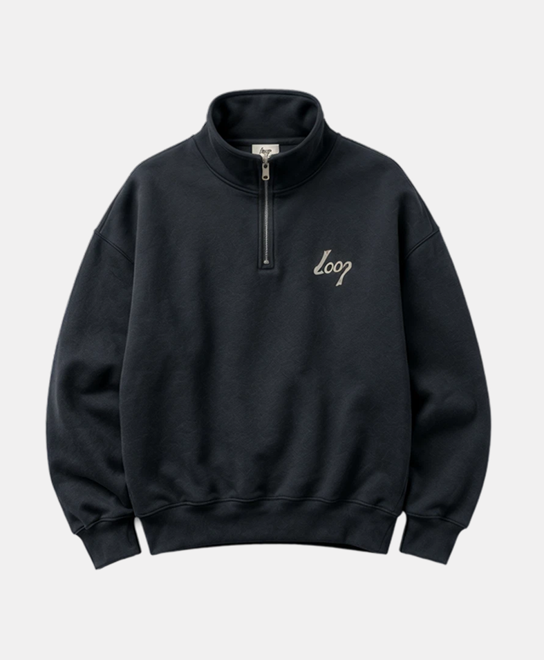 QUARTER-ZIP LOOP